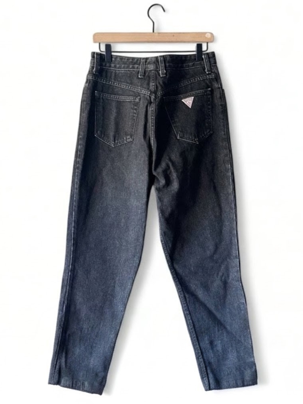 Guess by Marciano Women's Black Washed Straight Leg Jeans